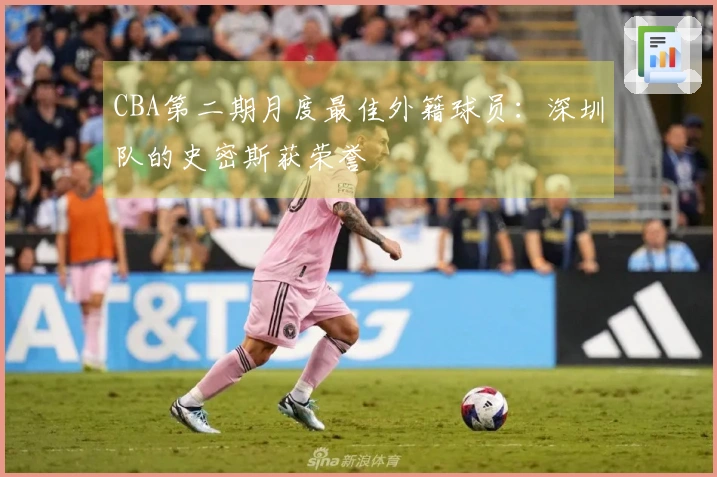 CBA第二期月度最佳外籍球员：深圳队的史密斯获荣誉